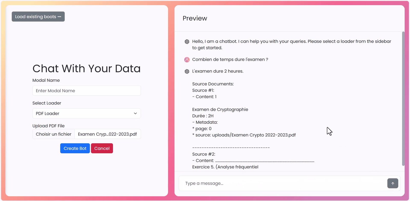 RAG Chatbot Project